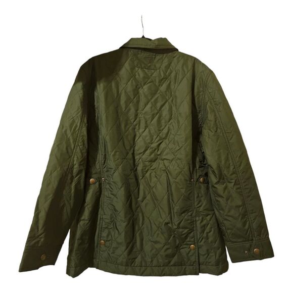 TOM BECKBE New Braddock Quilted Jacket Green - Size Large - Picture 3 of 10